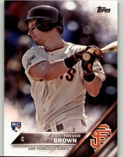 2016 Topps Trevor Brown Rookie #433 RC San Francisco Giants