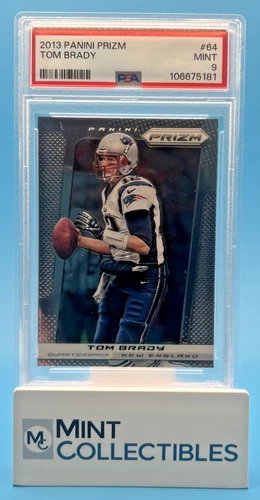 Tom Brady 2013 Panini Prizm #64 PSA 9 MINT Patriots