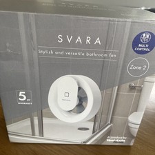 Vent Axia Svara Lo Carbon Smart Bathroom Extractor Fan Humidity Sensor Control