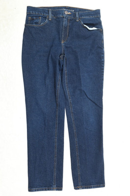 Mott & Bow Boyfriend Jeans Womens 29x28 Blue Slim Straight Mid-Rise Stretch