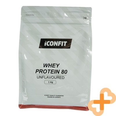 ICONFIT Whey Protein 80 Unaromatisiert 1000 g Pulver After-Training Supplement