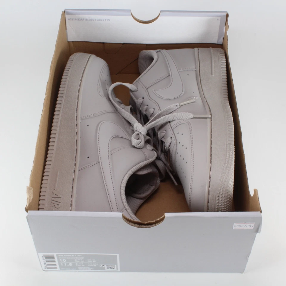 Zapatos Nike Air Force 1 '07 'Triple College Grey' IH1698-001 para hombre talla 10 Foto 2 de 4