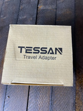 TESSAN US To India Type D Travel Adapter W/Type B Outlet  2 USB C Ports