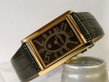 VINTAGE SEIKO SLIM QUARTZ BLACK DIAL JAPAN MEN'S WORKING DRESS WATCH