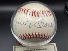 Mickey Mantle Signed Rawlings Official American League Baseball New York Yankees