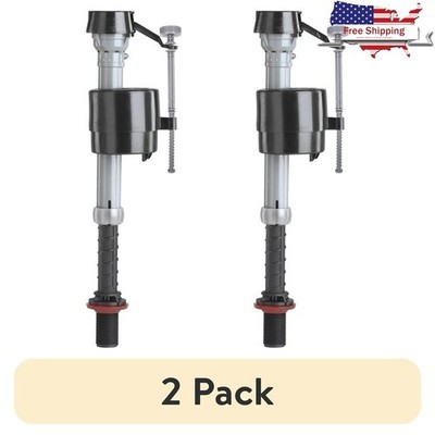 Universal Toilet Tank Fill Valve 400A Adjustable Anti-Siphon 2 Pack Easy Install
