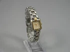 Vintage Pulsar by Seiko Watch Women 20x24mm Gold/Silver Tone New Battery 7.25"