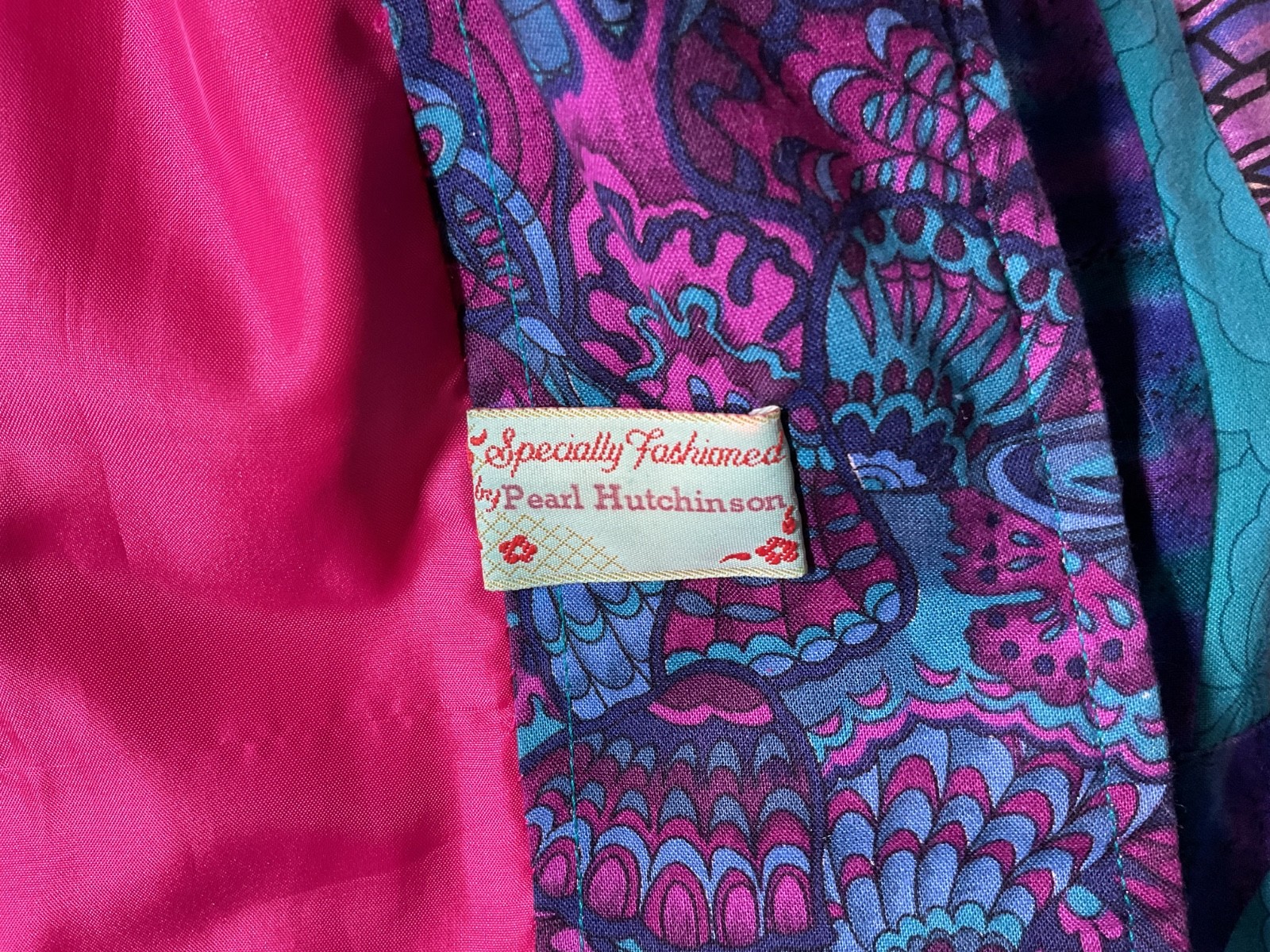 Jacket Women’s Large Multicolored Patchwork Dolma… - image 7