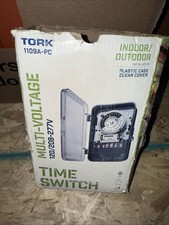 TORK 1109A-PC Indoor Time Switch 24 Hour Multi-Voltage 120/208-277V Open Box NEW