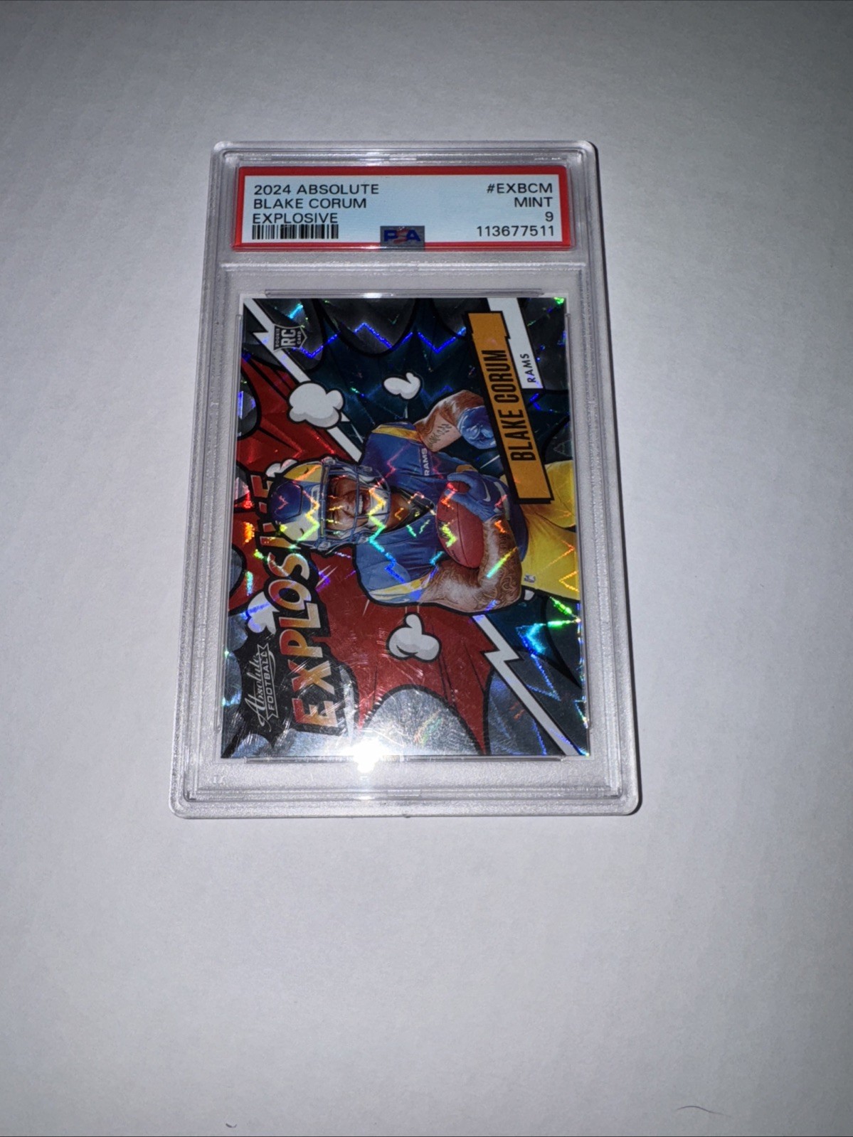2024 Panini Absolute - Explosive Blake Corum #EX-BCM (RC)