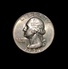 1954 S Washington Silver Quarter AU SHARP!!