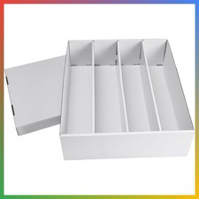 1 Pack 3600 Count Trading Card Storage Box, Card Boxes 4 Row