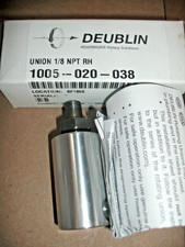 DEUBLIN 1005-020-038 ROTARY UNION 1/8 NPT RH - 19 AVAILABLE