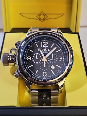 Invicta 18574 Russian Diver Chrongraph Watch 54mm Two-Tone Stainless Band