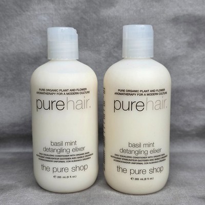 (X2) ARTEC PURE HAIR Basil Mint DETANGLING Elixer Conditioner 9 fl oz