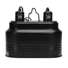 Dual Reptile Light Fixture Double Heat Lamp Dome UVB Terrarium 160W