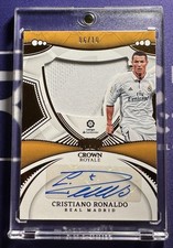 Cristiano Ronaldo Crown Royale Patch Auto Gold /10