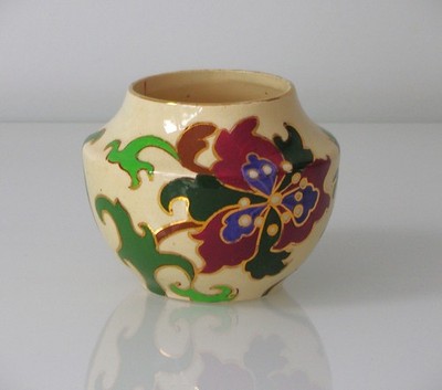 Antike Foley Wileman Shelley Dose Jugendstil Schmuck Vase