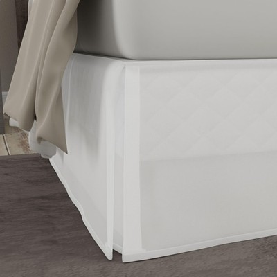 Today's Home Classic Tailored, Microfiber, 14'' Drop Length Bed King, White