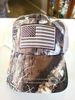 Real Tree Flag Patch Hat Cap Brown & Camo Tan — photo 1