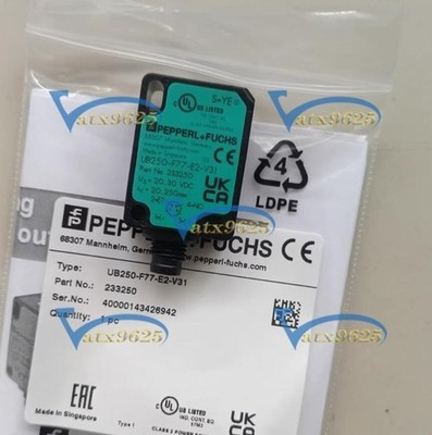 One New Pepperl-Fuchs UB250-F77-E2-V31 233250 Sensor *tn