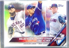 2016 Topps Corey Kluber / Dallas Keuchel / Marco Estrada Rainbow Foil #346 Jays