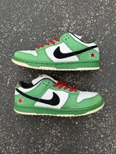 ◾️NIKE DUNK LOW PRO SB 【 ハイネケン 】Heineken◾️ Buy Nike Dunk Low Pro SB 'Heineken' - 304292 302 | GOAT