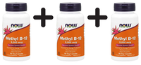 3 X Now Foods Methyl B-12, 5000Mcg - 90 Vcaps (240,56 Eur/Kg)