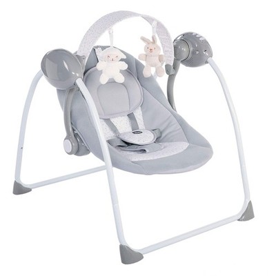 Chicco Relax & Play Elektronische Babywippe 0 Monate bis 9 kg Grau