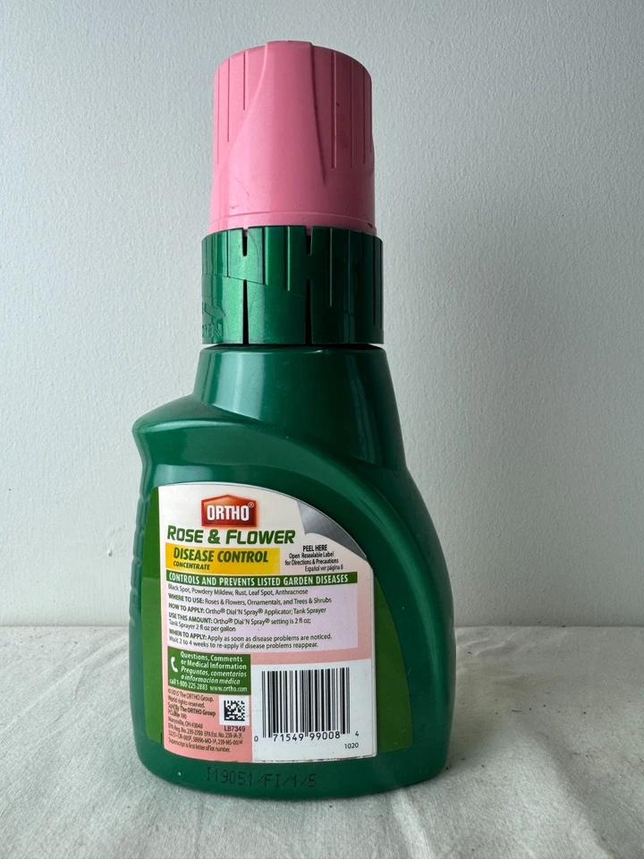 Ortho Rose& Flower - Disease Control Concentrate, 16 Oz - New - Image 4 of 4