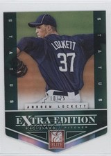 2012 Elite Extra Edition Status Emerald Die-Cut 10/25 Walker Lockett Andrew 0v0
