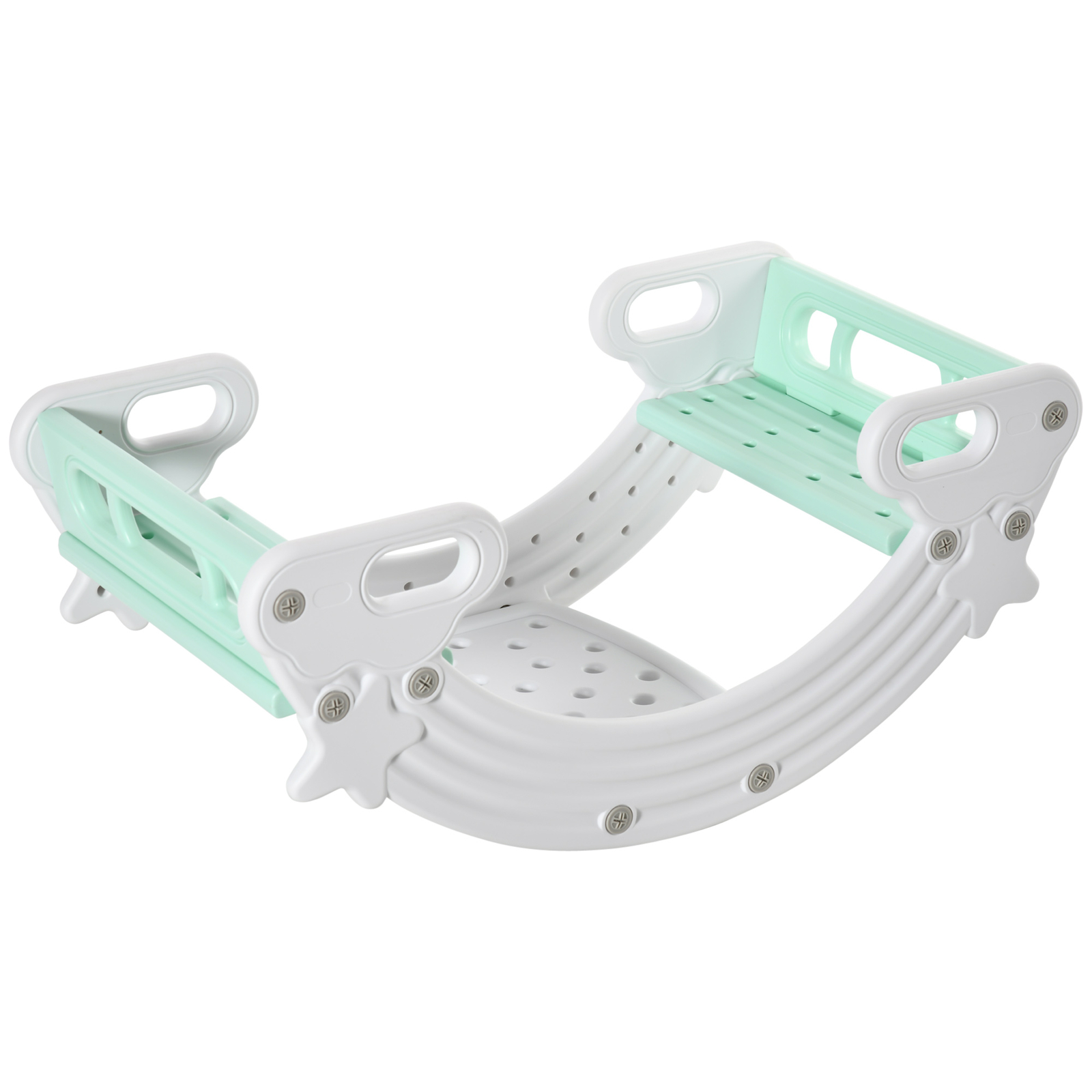 HOMCOM Set 2 in 1 Altalena per Bambini 18-48 Mesi e Tavolo...