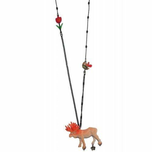COLLIER SAUTOIR CROCHET MAIN CREATION COUTURE SYLVETTE RAISONNIER arc en ciel