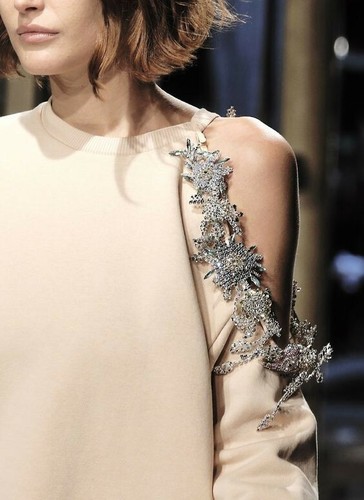 **Christopher Kane**Dress Nude Cut Away Shoulder Sweatshirt (Dress,Top) - 第 7/12 張圖片