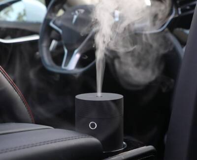 Dropshipping Car Humidifier 60ML Portable Aroma Diffuser USB Electric Ultrasonic