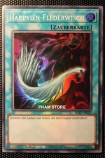 Harpyien-Flederwisch! EGS1-DE, Super Rare, 1. Auflage, YuGiOh.