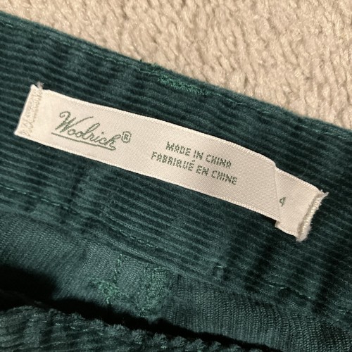 Woolrich Cordhose Damen 4 Waldgrün Gerade Freizeit Business Büro