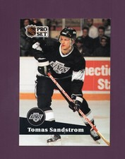 1991 Pro Set Tomas Sandstrom #97 French Set - Los Angeles Kings