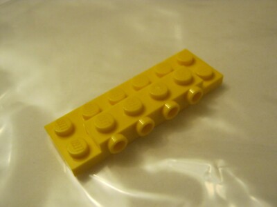 ディズニー Lego (1) Bright Yellow 2x6x2/3 Plate With 4 Side Studs, 87609 (028