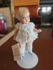 Artist Maree Massey Almost Real All Bisque Holly Doll 4"