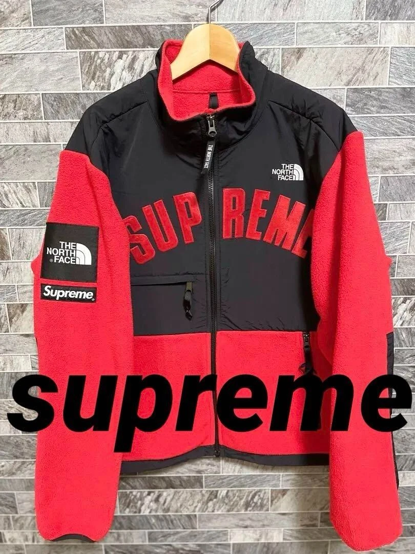 Veste de montagne polaire Denali Supreme THE NORTH FACE Arc Logo rouge taille M occasion