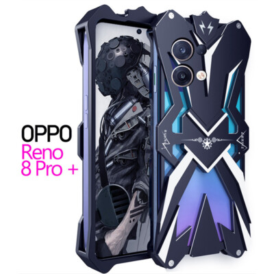 Powerful Shockproof Metal Armor For Oppo Reno8 Pro+ Case Cover Aluminum Bumper