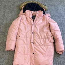Wantdo Womens Winter Ski Jacket Pink Large Heavy Sz 14-16