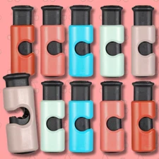 10 Pcs Squeeze & Lock Bread Bag Clips Reusable Chip Bags Clips Plastic Bag Cinch