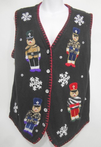 Ugly Christmas Sweater Vest Womens M 