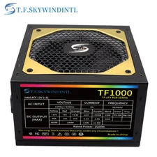 1000W ATX PC Power Supply LED Fan RGB PSU Silent SATA IDE Gaming Power Supplies