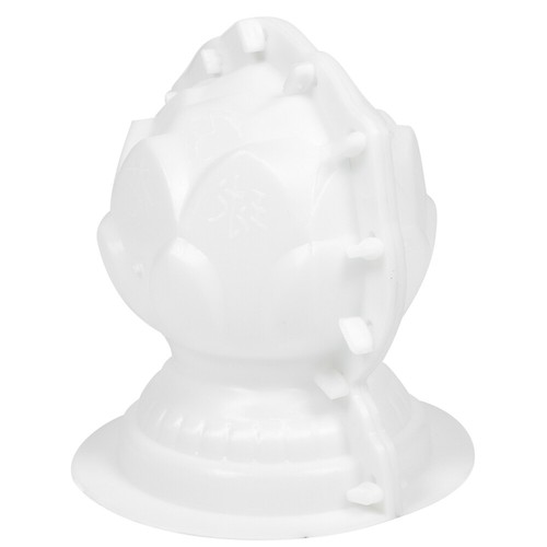 Saihisday Vaso per fiori in stile greco romano, in resina, a colonna romana, decorazione per centrotavola, bianco, 24,5 cm di altezza (senza fiori