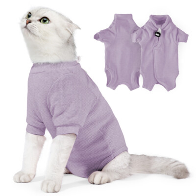 Cat After Surgery Wear Anti Licking Recovery Suit Abdominal Wounds Skin Diseases
