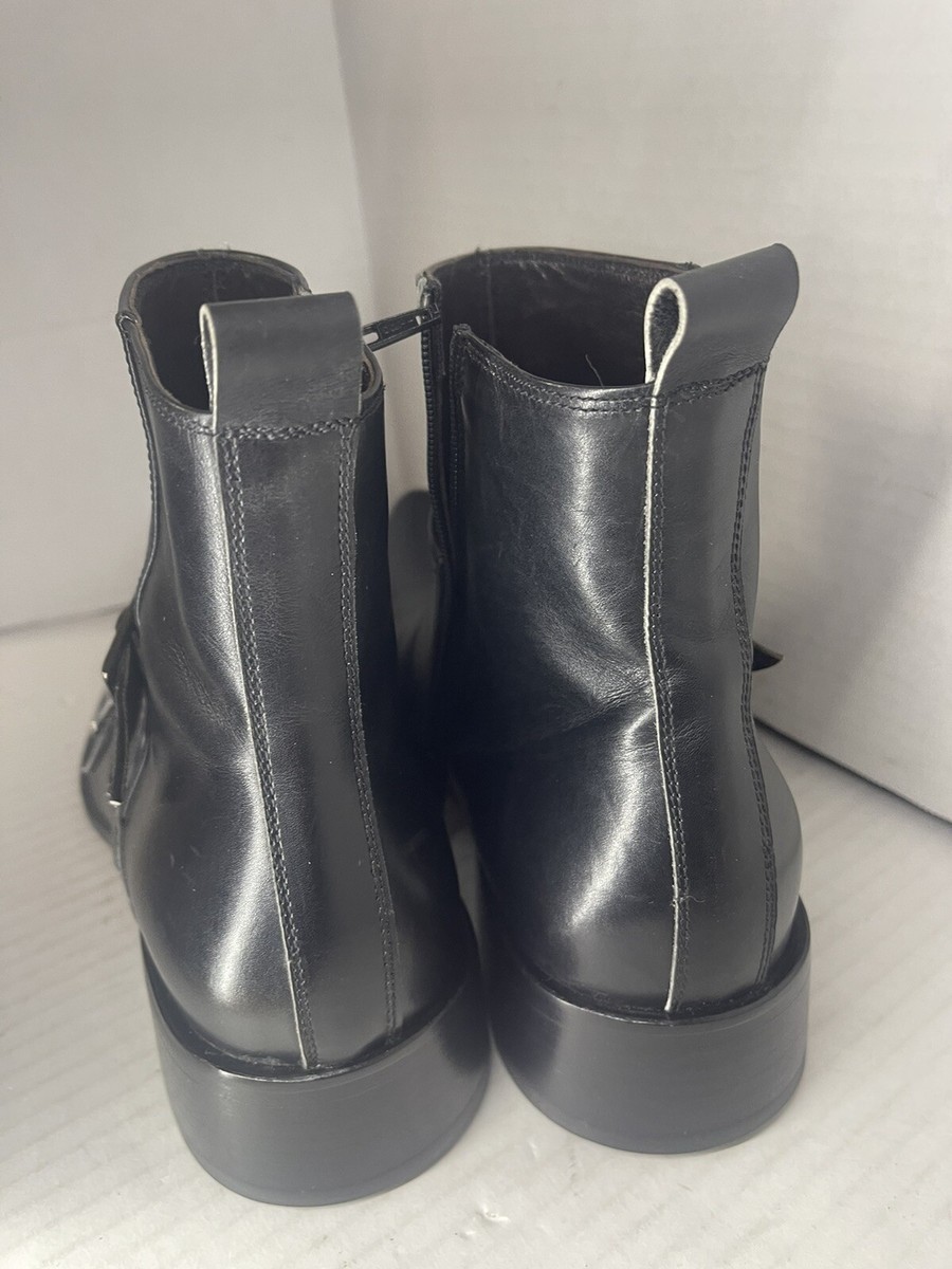 Roberto Guerrini Italian black leather boots size 46/us13 Roberto Guerrini Mens Luxury Italian Leather Boots Size: 42  main image 3