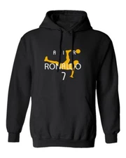 Soccer Air Ronaldo CR7 Cristiano Juventus Men's Hooded Sweatshirt